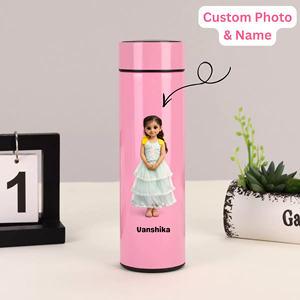 Botella LED Personalizada con Temperatura, Foto y Nombre para Recuerdos de Fiesta - Product Image 5