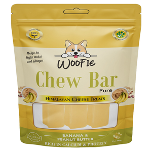 Masticables Naturales y Saludables de Queso de Yak del Himalaya con Sabor a Plátano y Mantequilla de Maní para Perros Disponible al por mayor y con etiqueta privada. - Product Image 1