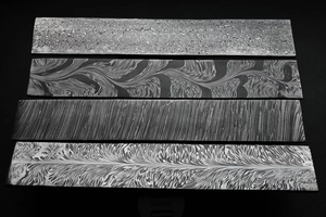 Billets droits en acier Damas 12 pouces x 2 pouces x 4 mm – Matériau durable et de haute qualité pour la fabrication sur mesure OEM - Product Image 5