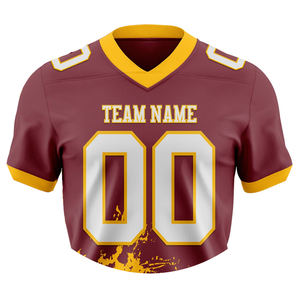 Camiseta de malla de fútbol para hombre adulto superventas, camiseta de fútbol americano de equipo de Club de media manga con diseño de sublimación - Product Image 3