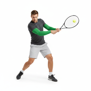 Mangas de Compresión Personalizadas para Ciclismo para Hombre, Logotipo Personalizado, Protección UV de Poliéster para Deportes (Fútbol, Baloncesto, Béisbol) - Product Image 2