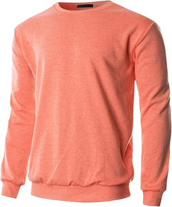 2024 dernier sweat 100% coton pull lourd sweat ras du cou unisexe vêtements décontractés pas cher prix solide sweat - Product Image 3