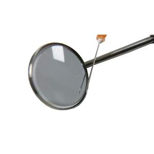 Miroir dentaire en acier inoxydable approuvé CE ISO, poignée manuelle, alimentation électrique, examen hygiénique, miroir buccal, Lore Enterprises - Product Image 5