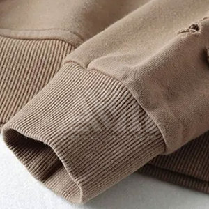 Prix de gros 2025, logo personnalisé, sweats à capuche d'hiver délavés pour hommes, grande taille, polaire de haute qualité - Product Image 6