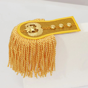 Insignes d'épaule et de bras en tissu personnalisé de haute qualité rangs brodés et épaulette pour uniforme de sécurité directement de l'usine - Product Image 3