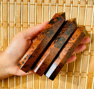 คริสตัลหินมะฮอกกานีธรรมชาติขายส่ง รูปทรงหอคอย ผสมหลายวัสดุ หลายสี หินบำบัดสำหรับขาย - Product Image 6