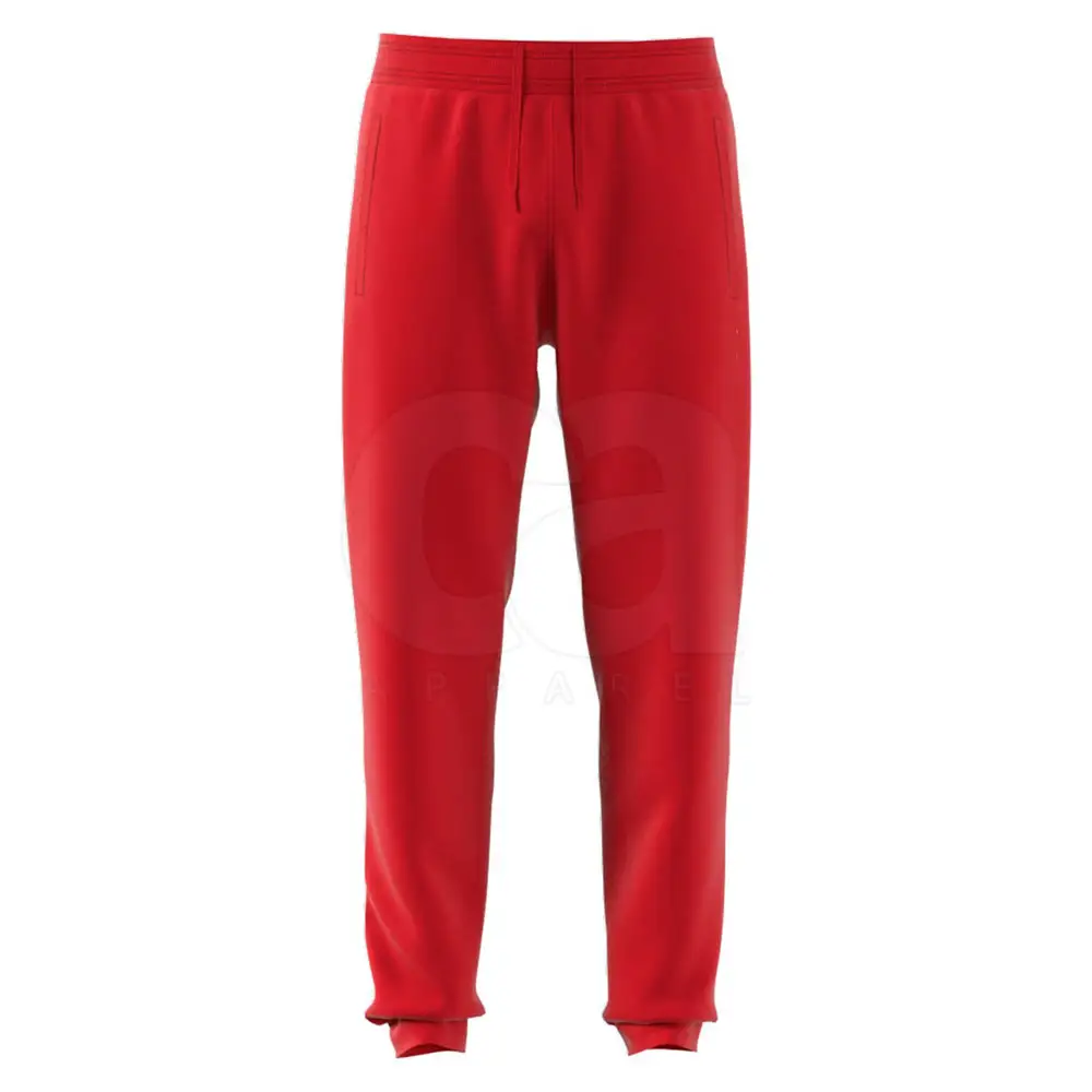 กางเกงวิ่งสีแดงเรียบง่ายสำหรับผู้ชาย,กางเกงขายาวสีแดงล้วนกางเกงขายาวขนาดที่กำหนดเองสำหรับผู้ชาย