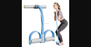 उपयोगी हल्के लंबे समय तक चलने वाली फिटनेस 4 ट्यूब प्रतिरोध बैंड स्ट्रेचर के लिए प्रतिरोध बैंड स्ट्रेचर - Product Image 4