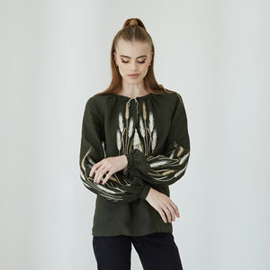 Chemisier/hauts brodés traditionnels roumains faits à la main derniers hauts conçus - Product Image 1