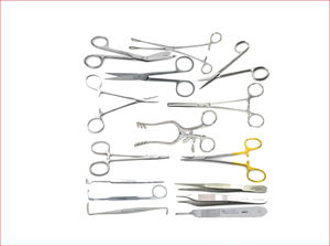 ชุดเครื่องมือผ่าตัดถาดมือพื้นฐานชุดเครื่องมือผ่าตัดพลาสติกชุดเครื่องมือผ่าตัดคุณภาพสูง - Product Image 1