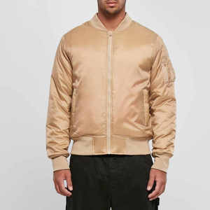 Wholesale bomber <b>jacket</b> for <b>men</b> breathable windproof factory supply oversized fit custom branding private label streetwear ready - Product Image 2