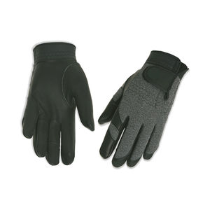 Gant de golf thermique pour hommes, main gauche, confort accru, échantillon gratuit, cuir cabretta noir OEM, taille adulte - Product Image 1