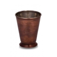 Verre à bière en cuivre Shark Anatolia Bevanda Old Fashioned 300ml, couleur cuivre, style classique, durable, pour cadeaux, hôtel