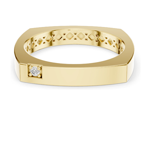 Bague pour femme en diamant de culture, clarté VVS-VS EF, 0,02 CT, or 18 carats, 14 carats, 10 carats et argent 925, or rose, or jaune, or blanc - Product Image 2