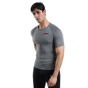 Wholesale Custom Men Rash Guard Compression Shirt MMA BJJ <b>Surf</b> Training Quick Dry UV Protection Top OEM - Product Image 1