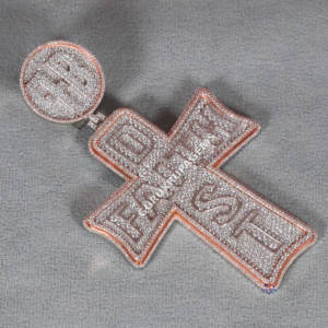 สำหรับทุกเพศ925สเตอร์ลิงเงิน VVS ความชัดเจนจี้เพชร Moissanite ทันสมัยออกแบบให้ดูไม่ซ้ำใครของขวัญสไตล์ฮิปฮอป - Product Image 1