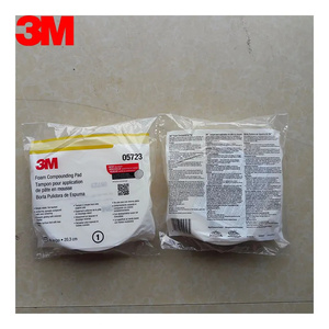 3M 05723 Crochet et boucle à dos plat simple face 8 po (203.2mm) <span class=keywords><strong>2</strong></span> tampons/sac Tampon de mélange en mousse - Product Image 2