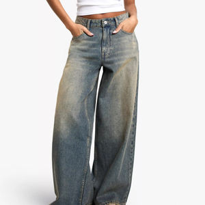 Jeans de Mezclilla de Pierna Recta para Mujer, Venta al por Mayor, Nuevo Color de Moda, Fabricante de la Mejor Calidad - Product Image 1