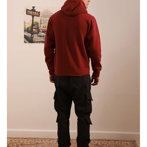 เสื้อมีฮู้ดแบบเปิดซิปสำหรับผู้ชายและผู้หญิงโลโก้แบรนด์ดีไซน์ของคุณเองแฟชั่นใหม่ - Product Image 4