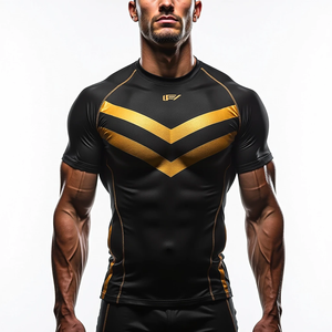 Personnalisé Durable Personnalisé Bjj Rash Guards Vente en gros Équipement MMA sublimé de haute qualité pour les amateurs de sports de combat - Product Image 4