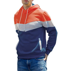 Les sweats à capuche pour hommes personnalisés et unis avec une épaule tombante en coton de haute qualité et en éponge française comprennent une poche avant. - Product Image 6