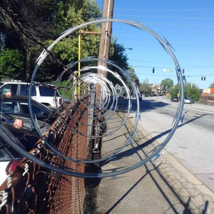 Fil de fer <span class=keywords><strong>barbelé</strong></span>, <span class=keywords><strong>barbelé</strong></span> anti-oiseaux, lames de protection, épines, fil de <span class=keywords><strong>barbier</strong></span> anti-escalade, fil de rasoir droit - Product Image 4