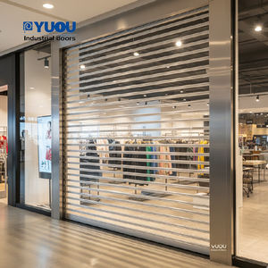 Fournisseur chinois de portes roulantes transparentes en polycarbonate, prix bas - Product Image 1