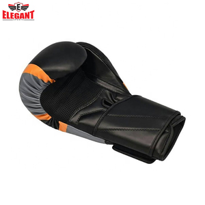 Gants de boxe d'entraînement de combat pour hommes de sport élégants avec logo imprimé en cuir PU synthétique pour les arts martiaux - Product Image 5