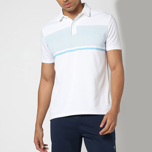 Camiseta Polo a Rayas para Hombre con Logotipo Personalizado, Alta Calidad, 100% Algodón, Cuello Camisero, Diseño Sólido, Tela de Lona, Camiseta de Golf - Product Image 1
