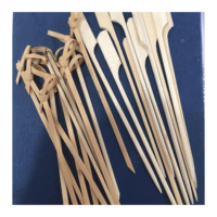 Brochettes en bambou jetables de 6 pouces, de qualité alimentaire, décoratives et colorées