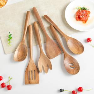 Great choice <b>wooden</b> <b>spatula</b> set kitchen essentials handmade wood <b>spatulas</b> for meals cooking - Product Image 5