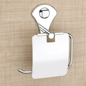 Porte-mouchoirs en acier inoxydable Double design Porte-mouchoirs ronds modernes Porte-mouchoirs en papier Support mural - Product Image 3