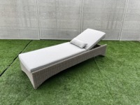 Chaise lune moderne en rotin synthétique de haute qualité, transat avec cadre en aluminium, coussin confortable, pour bébés, enfants, chambre, salon, parc