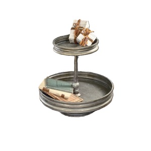 Support de gâteau en métal haute tendance Design élégant pour l'affichage de gâteau Support de dessert sucré Couleur de forme de taille personnalisée - Product Image 2