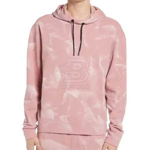 เสื้อมีฮู้ดผ้าโพลีเอสเตอร์ผ้าฝ้ายน้ำหนักเบาลายพระอาทิตย์สีทึบคอลเลกชั่นจากโรงงาน - Product Image 2