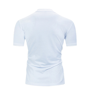 Polo de hombre de algodón 100% al por mayor, camiseta pesada de gran tamaño de alta calidad con estampado bordado personalizado - Product Image 2