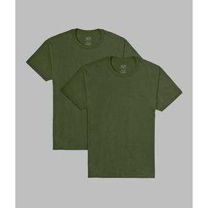 T-shirt à manches courtes en jersey de coton de marque privée de couleur gris chiné à col rond de qualité supérieure - Product Image 5