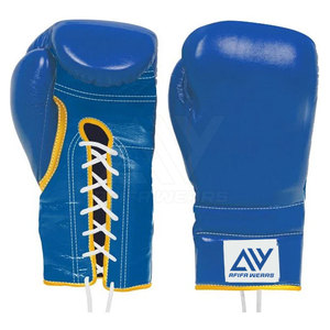 Gants de boxe en cuir réglables AFIFA WEARS pour hommes pour l'entraînement MMA - Couleur/taille/logo personnalisables, haute qualité, anti-humidité - Product Image 2