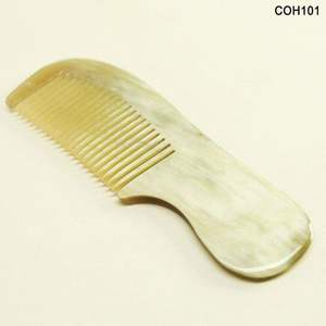 Peine para Barba de Cuerno de Buey Natural Indio, Estilo Animal Ecológico, Hecho a Mano, Listo para Enviar - Product Image 4