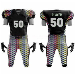 Uniforme de Fútbol Americano Sublimado de Diseño Personalizado al por Mayor, Transpirable, de Alta Calidad, Precio Razonable, Unisex para Adultos - Product Image 1
