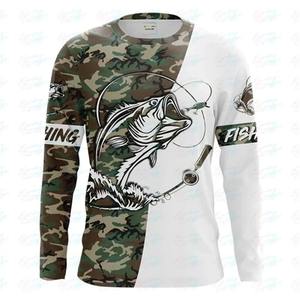 Camisa de Pesca para Hombre, de Secado Rápido, con Logotipo Bordado con Impresión Digital, UPF 50, Transpirable, para Actividades al Aire Libre y Gimnasio - Product Image 1