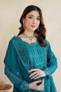 Shalwar kameez de style pakistanais de marque de haute qualité pour les femmes partwear avec un tissu en mousseline de soie de très belle qualité - Product Image 4