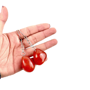 natural stone raw Red carnelian tumbled quartz <b>Keychain</b> Healing wrapped golden Gemstone crystal <b>Keychain</b> healing Wholesaler - Product Image 4