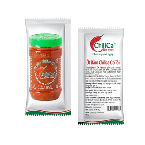 Pâte de piment frais et d'ail 7g meilleur prix Offre Spéciale assaisonnement en vrac Halal 100% pâte de piment naturelle fabriquée au Vietnam - Product Image 1