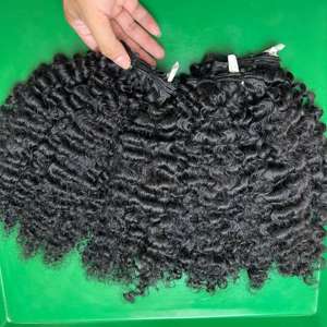 Extensions de cheveux humains birmans vietnamiens bon marché Vendeurs de cheveux Armure naturelle 8-32 pouces Paquets de cheveux brésiliens bouclés birmans - Product Image 2