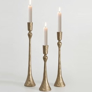 Bougeoir moderne en métal de luxe Décoration de maison élégante Styliste Lightning Design pour mariage Noël Tous les jours Occasions spéciales - Product Image 2