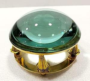 Navigation marine nautique en laiton antique Loupe de bureau en laiton de 4 "par Calvin artisanat - Product Image 1