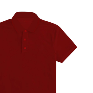 Polo rouge premium pour homme, vêtement décontracté, coupe ajustée confortable, respirant, élégant, mode estivale, haut de gamme, ventes de mode - Product Image 5
