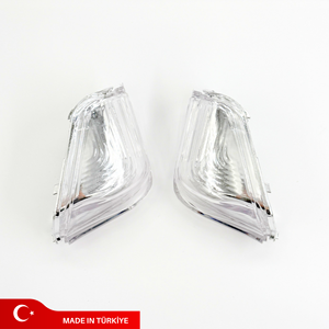 2E0953049A 2E0953050A 2E0953049 2E0953050 Juego de lentes de indicador de espejo izquierdo y derecho para Mercedes-Benz Sprinter W906 VW Crafter Inferior - Product Image 1