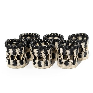 Seagrass <b>ring</b> <b>holder</b> for table napkins decoration <b>hand</b> weave sea grass napkin <b>rings</b> wholesale - Product Image 5